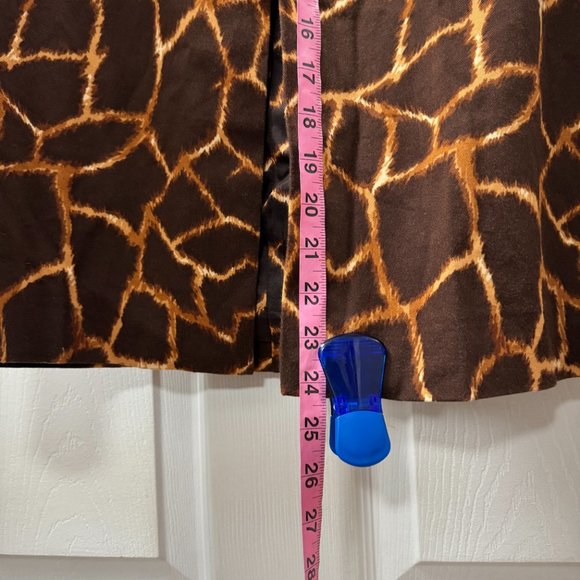 Dolce & Gabbana Animal Giraffe Print Skirt Vintage Size M, Italian 42, US6 - Picture 4 of 13